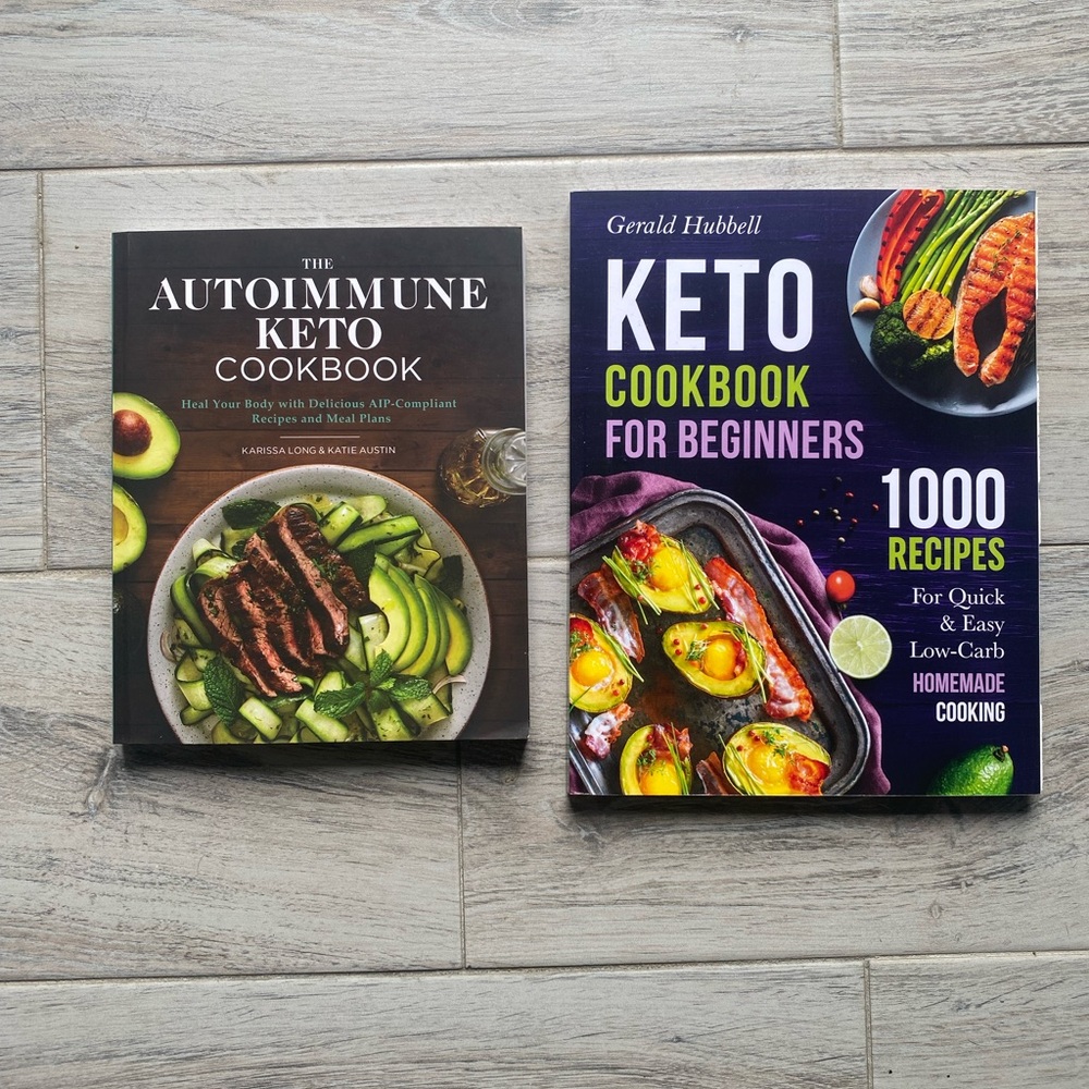 Keto Cookbook Set with Vibrant Covers